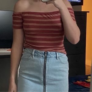 Mossimo/target Strapless Striped Tube Top